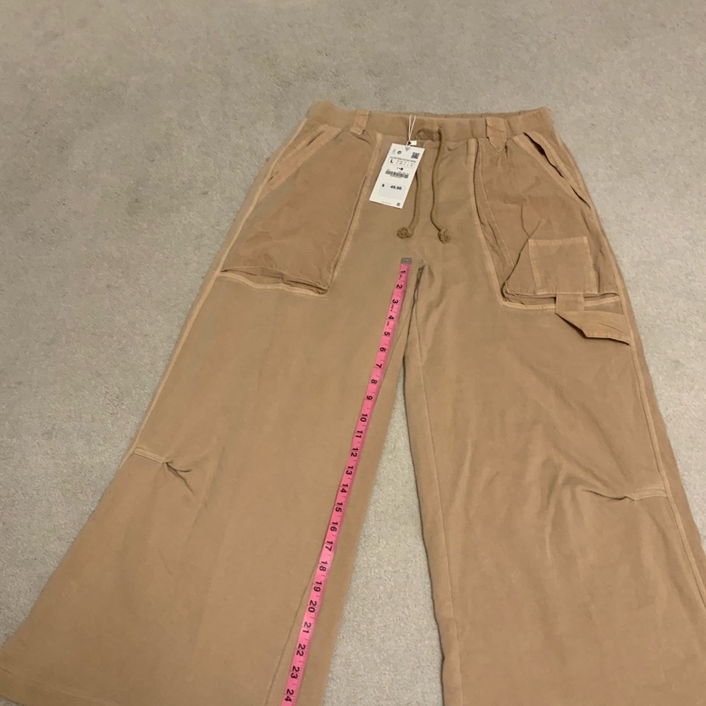 Zara sweat light sweat pant beige